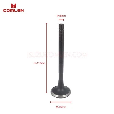 Exhaust Valve Set For ISUZU NKR TFR TFS 4J-Series Engine 8942478751 8942478752 8-94247875-1 8-94247875-2 manufacturers